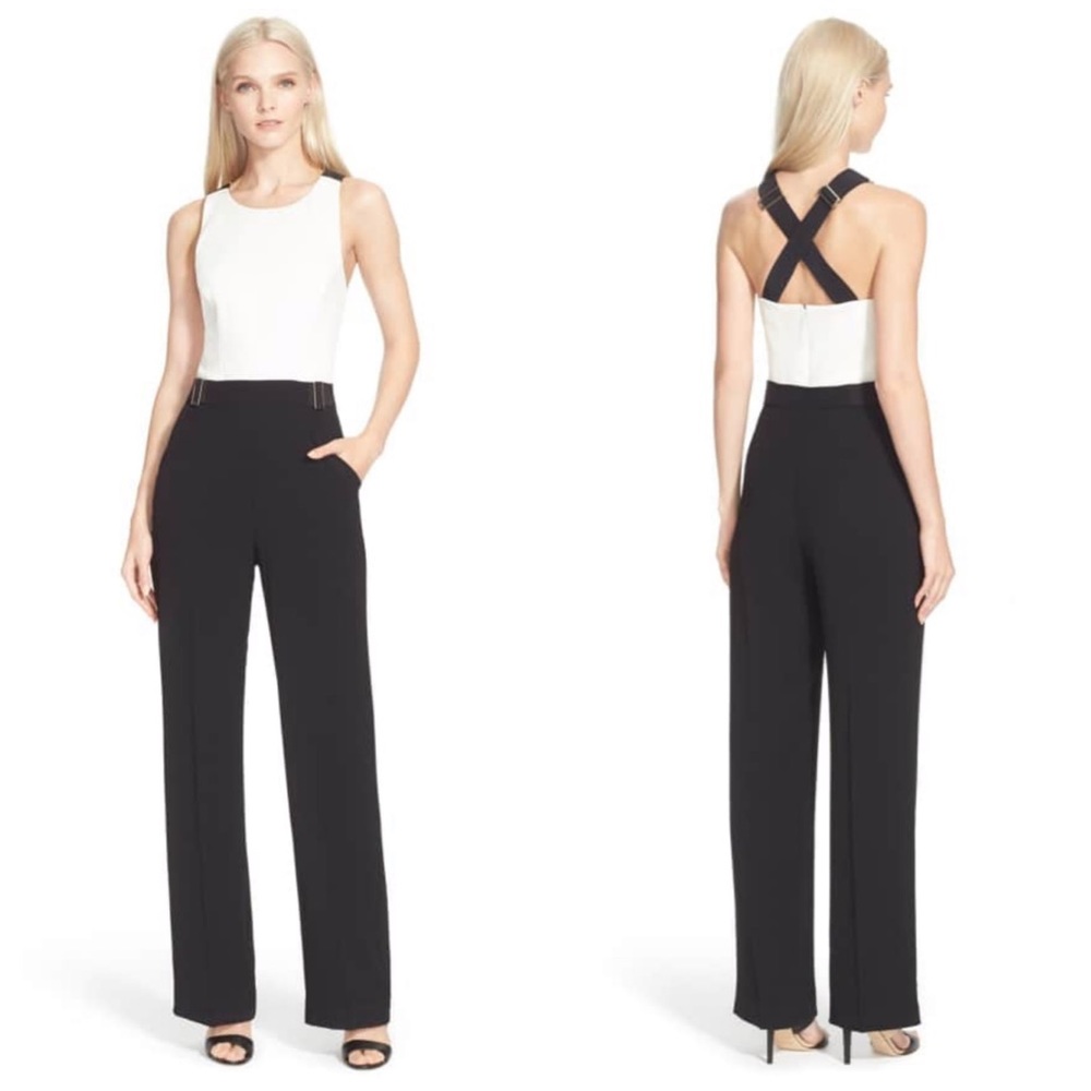NWOT TED BAKER LADIES' LYDYA CROSSBACK JUMPSUIT